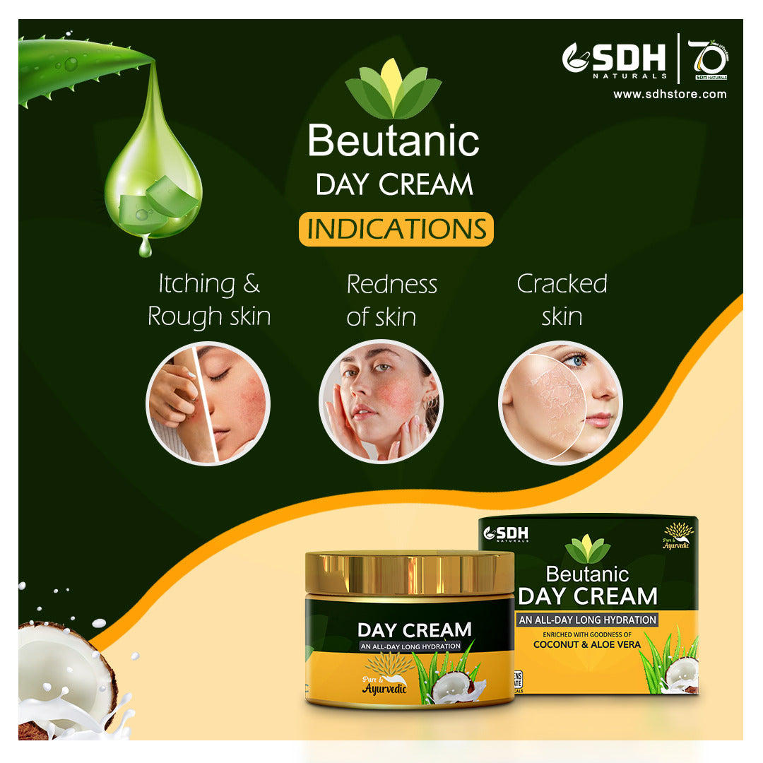 SDH Naturals Beutanic Day Cream Enriched With Goodness of Coconut & Aloe Vera Pack of 1