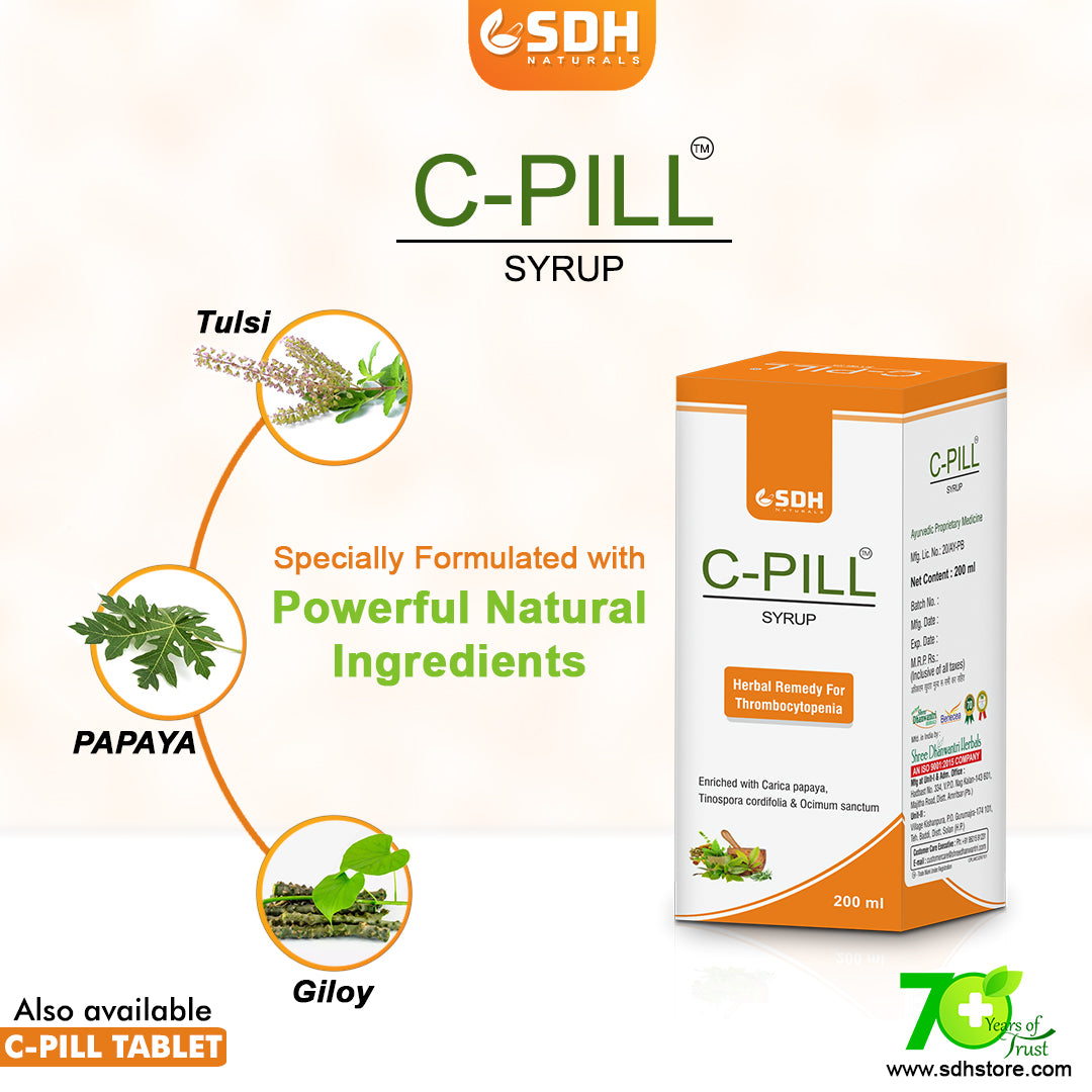 C-Pill Syrup - Elevate Platelet Counts, Boost Immunity!