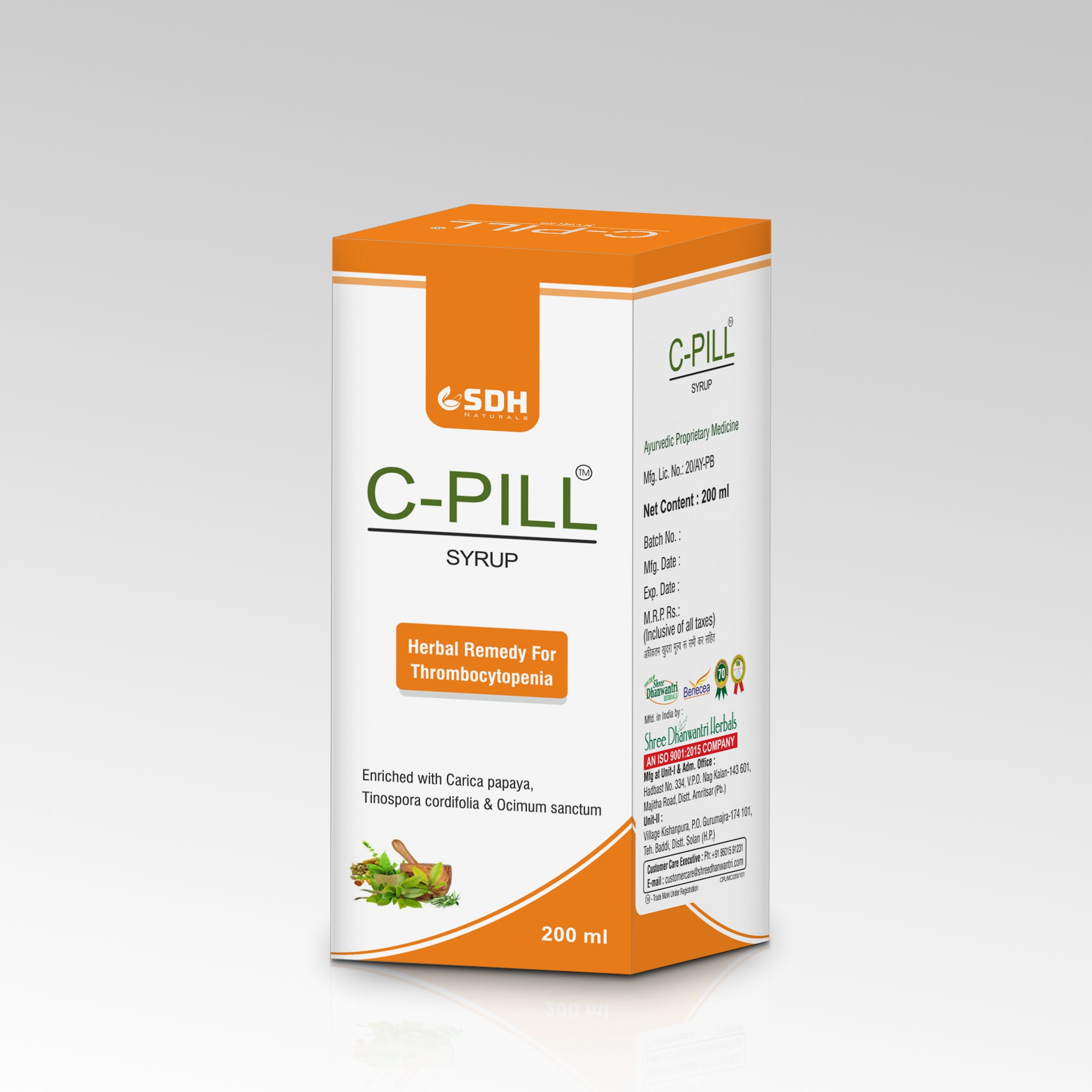 C-Pill Syrup - Elevate Platelet Counts, Boost Immunity!