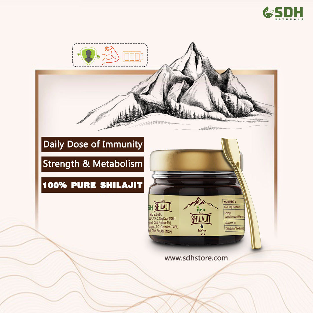 Indish Pure Shilajit Boost your Immune System Naturally