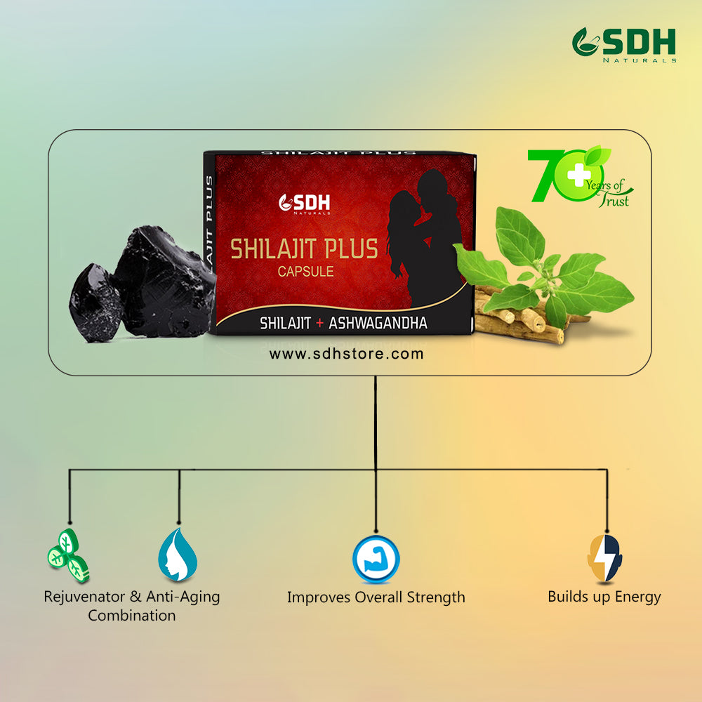 Shilajit Plus Capsules - Best Men's Health Care Supplement